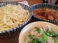 「とろ魚介つけ麺」@つけそば専門店 楽庵の写真