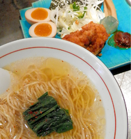 「【季節の限定】2年熟成本枯れ鰹節 塩中華ソバ（1,000円）」@ソラノイロ ARTISAN NOODLESの写真