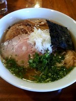 「濃厚魚出汁（塩）+肉1枚増し+大盛(バラ、ローストポーク)」@喜元門 水戸笠原店の写真