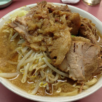 「W豚大盛」@ラーメン荘 おもしろい方への写真