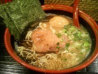 「煮玉子らーめん(麺硬めマー油入り)700円」@ら〜めん村田屋の写真