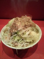 「ラーメン(野菜ニンニクあぶらカラメ)600円」@ラーメン二郎 府中店の写真