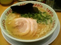 「らぁめん(麺硬め)650円」@九州大分らぁめん たまがった 西口店の写真