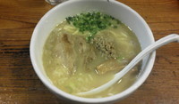 「白鶏らーめん」@鶏の穴の写真