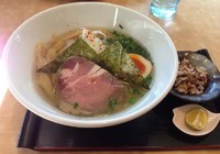 「和風軍鶏塩カムイ 780円 + 鮭豚そぼろ 100円」@麺や 蒼 AOIの写真