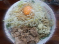 「まぜそば750円」@ラーメン 龍郎の写真