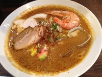 「【限定】漁師の味噌らーめん＋半焼豚、800円＋200円」@麺バカ息子の写真