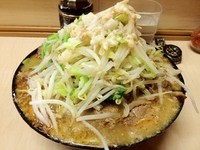 「味噌ヤサイアブラ＋豚ダブル（現金200円）」@ラーメン二郎 京成大久保店の写真