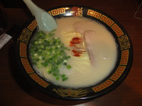 「天然とんこつラーメン」@一蘭 道頓堀店本館の写真