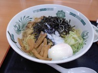 「油そば、大盛り」@日高屋 小田急マルシェ登戸店の写真