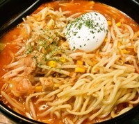 「レアチーズキムチ納豆(950円)」@柳家 東安庭店の写真