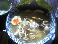 「カキはまぐり塩らーめん」@麦粋舎の写真