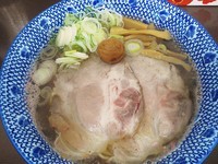 「あじ節塩中華 中￥600」@なかた屋の写真