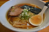「中華そば（大盛り）（220g）　600円」@上州地鶏ラーメン 翔鶴の写真
