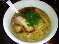 「塩煮干しラーメン」@麺や Bar 渦の写真