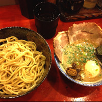 「二代目つけ麺、特製トッピング」@二代目狼煙 本店 葉隠製麺の写真