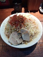 「背脂味噌ラーメン（ニンニク・アブラ・カラメ）」@天運我に有りの写真