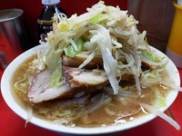 「ぶたラーメン ￥700 ヤサイ ニンニク」@ラーメン二郎 三田本店の写真