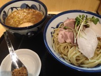 「鶏と魚介の特製つけめん（大盛り千円）」@つけ麺 たけもとの写真