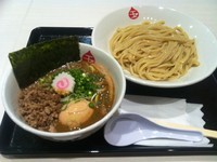 「インドの味玉つけ麺」@つけめん 玉 ラゾーナ川崎プラザ店の写真