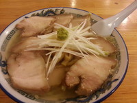 「山葵肉そば(塩)950円」@あじ庵食堂の写真