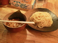 「辛みつけ麺中盛り」@つけ麺屋 やすべえ 秋葉原店の写真