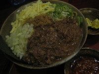 「本当に限定？肉のせまぜそば 大盛」@食処 渓の写真