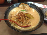 「みそらーめん（北海道味噌）+炙りちゃーしゅー1枚」@麺場 田所商店 中原店の写真