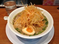 「ネギらーめん(辛) + 替玉半玉」@十兵衛の写真