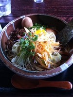 「汁なし担々麺」@竹風 那須塩原店の写真