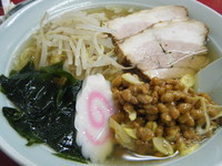 「納豆ラーメン650円」@ラーメンみちのくの写真