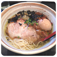 「帆立とキノコの潮ラーメン全部のせ」@麺場voyageの写真