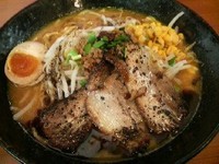 「焦がし味噌ＢＬＡＣＫ　「850円」」@ラーメン竹岡屋 岩槻店の写真