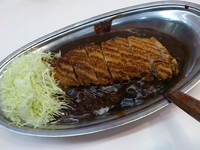 「ロースカツカレー（エコノミー）\650」@ゴーゴーカレー 上野御徒町店の写真