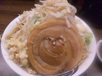 「雷そばライト大（カレートッピング）」@雷 北松戸本店の写真