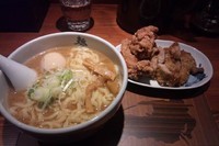 「二天ら～麺大盛（別皿、\1000）」@麺屋武蔵 二天 池袋店の写真