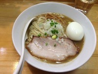 「特濃煮干そば（S）760円+味玉100円+和え玉150円」@煮干中華ソバ イチカワの写真