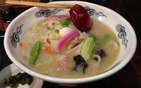 「相模原ちゃんぽん(季節限定)＋ライス(800円＋180円)」@ラーメン創作麺処 めん坊の写真