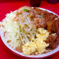 「豚増ミニラーメン¥700+刻みタマネギ¥100」@ラーメン二郎 大宮店の写真