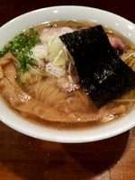 「鰮煮干塩+肉1枚増+大盛（直火・ローストポーク）」@喜元門 水戸笠原店の写真