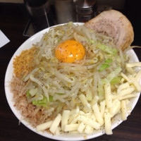 「まぜそば＋野菜増し 730円」@らーめん虎丸の写真