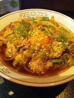 「まかない味噌豚そば　700円」@烏の灯の写真