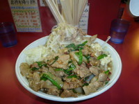 「豚スタミナラーメン  野菜ちょいマシ+アブラ+タマネギＷ」@麺屋 桐龍の写真