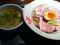 「牡蠣塩ロックつけ麺」@拳ラーメンの写真