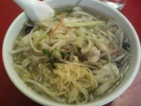 「たんめん＋サービス小ライス」@生駒軒の写真