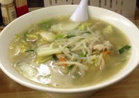 「タンメン＋半ライス(700円＋150円)」@らーめん・餃子 自由軒の写真