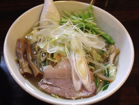 「キノコたん麺(季節のオススメ)＋半ネギ丼」@東京醤油ラーメン 味。の写真