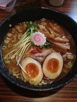 「味玉ラーメン　750円」@麺屋渡来人外伝 麺屋饗者 ～KYOUJA～の写真