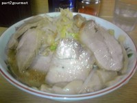 「ラーメン豚入りヤサイ少なめニンニク(800円)」@ラーメン二郎 栃木街道店の写真