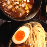 「つけ麺+炙りチャーシュー」@中華そば ことぶきやの写真